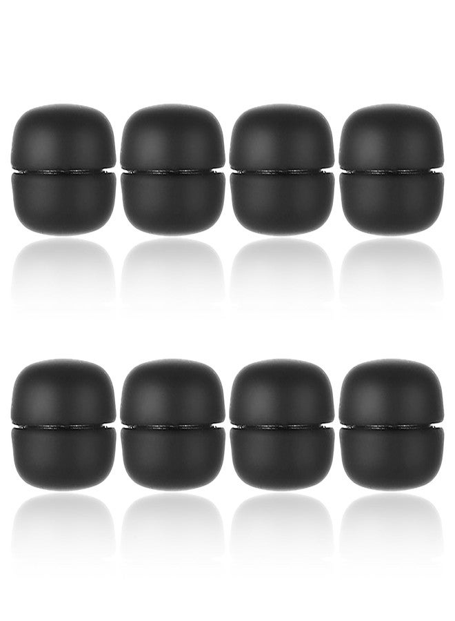 YONHTUTU 8 Pcs Hijab Magnets, Black Multi-Use Small Hijab Magnet Pins for Women, Magnet Pins Buttons No-Snag Scarf Clasp Pinless Brooch for Clothes Scarves Shawl Shirts Women Men - Image 1
